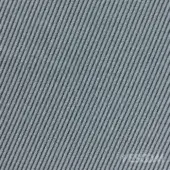 Woven fabric texture, gray-blue tone, diagonal striped pattern with raised ridges, smooth matte finish, consistent thread density.